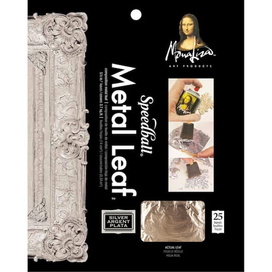 Mona Lisa&#x2122; Metal Leaf&#x2122; Silver Metal Leafing Sheets
